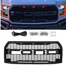 Front Radiator Grill Hood Grille For 2015 2016 2017 Ford F150 F-150 Wled Lights