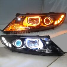 For Kia Optima K5 Led Angel Eyes Front Lamps 2011-2013 Year Hand Made Version Cn