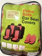 Fh Group Polka Dots Car Seat Covers