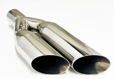 Exhaust Tip 2.25 Inlet 3.50 Dual Outlet 18.00 Long Wdsw350018-225-hp-ss 304 S
