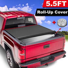 5.5ft Roll Up Truck Bed Tonneau Cover On Top For 2000-04 Dodge Dakota Fleetside