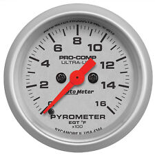 Autometer 4344 Ultra-lite Egtpyrometer Gauge 2-116 In. Electrical