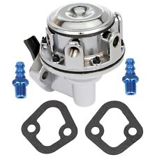 For Small Block Chevy High Volume Chrome Mechanical Fuel Pump 14 In. Npt