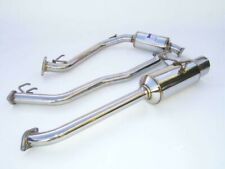 Invidia N1 Catback Exhaust For 2006-10 Honda Fit 50mm Pipe 101mm 4 Tip