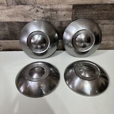 1955 1956 Plymouth Factory Hubcaps Dog Dish Poverty Mopar 10 Set Of 4 - 55 56