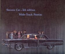 1964 Pontiac Bonneville Star Chief Catalina Grand Prix Safari Wagons Brochure