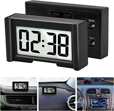 Small Digital Clock Mini Car Dashboard Clock Battery Operated Car Truck Dashbo