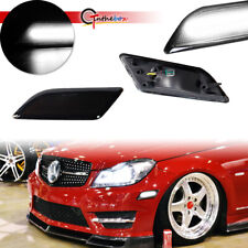Front Side Marker White Led Lights Lamps For 2012-2014 Benz W204 C250 C300 C350