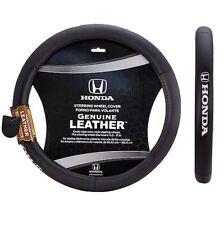 Honda Genuine Leather With Honda Letter Logo Car Truck Steering Wheel Cover