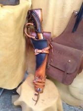 Rossi Ranch Hand Leather Scabbard Holster -belt Loop-shoulder Strap - Mares Leg