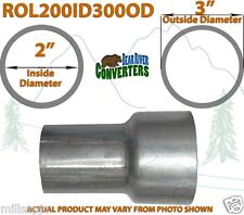 2 Id To 3 Od Universal Exhaust Pipe To Component Adapter Reducer