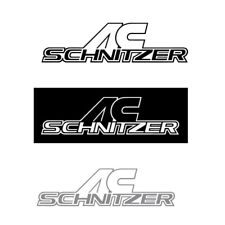 Reflective Vinyl Racing Decal Sticker For Ac Schnitzer Bmw Car Windowbody Side