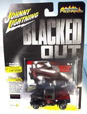 Johnny Lightning Blacked Out 1941 Willys Pickup Truck Midnight Ride. Moon Eyes.