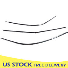 1 Set Of Chrome Front Lower Bumper Trim Strip Outer Molding For Mercedes-benz