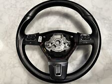 2012-2015 Vw Passat Leather Steering Wheel Black W Functions 561419091ge74
