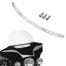 Chrome Motorcycle Fairing Windshield Trim For Harley Electra Street Glide 96-13