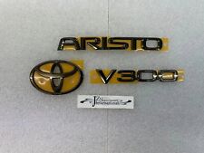 Toyota Aristo Jdm Lexus Gs300 Gs400 Gs430 V300 Aristo Emblem Black Chrome Jdm