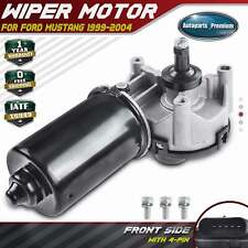 Front Windshield Wiper Motor 4-pins For Ford Mustang 99-2004 Convertible Coupe
