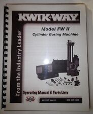 Kwik Way Fw Ii Cylinder Boring Bar Manual