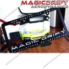Magic Drift Jdm Black License Plate Frame Drifting Race Illest Stance Fatlace X2