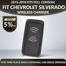 For 2015 -2018 Chevrolet Silverado Wireless Charger Tray 15w Fast Center Console