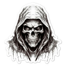 Grim Reaper Death Skull Vinyl Decal Sticker Indoor Outdoor 3 Sizes 11038