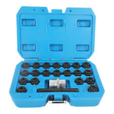 22pc Wheel Locking Key Set For Vw Anti-theft Wheel Rim Lug Nut Master Removal