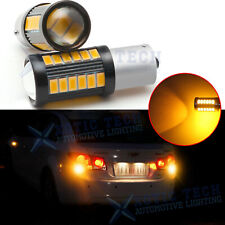 2x 1156 3000k Golden Amber Led Rear Turn Signal Light Bulbs Lamp Projector 7506