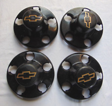 Set Of 4 Wheel Center Caps For Blazer S-10 Chevy Pic 1994-05 Black 15661026