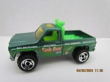 Hot Wheels 1998 Power Plower Chevy Green Oak Bros Pickup Truck Metal Base Loose