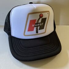 Vintage Hurst Shifters Hat Nascar Trucker Hat Snapback Black Mesh Cap
