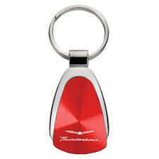 Ford Thunderbird Tear Drop Key Ring Red