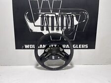 Leather Steering Wheel Dark Gray Agate Xj Cherokee 97-02 Oem Jeep Wrangler Tj Cc