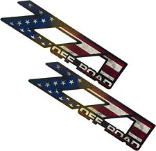 2pc Z71 Off Road Decals Sticker For Silverado 01-06 Bed Side 1500 2500 Us Flag