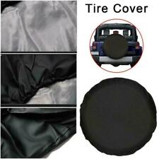 Black Spare Tire Cover Fit For Car Suv Accessories 17inch Size Wheel Tire Cover