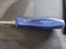 Snap-on Tools 8 Slotted Screwdriver Sdd8 Blue Hard Handle Usa