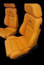Classic Recaro Front Seats Covered In Nappa Leather For Benz Bmw Or Porsche