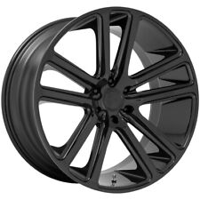 Dub S256 Flex 24x10 5x115 20mm Gloss Black Wheel Rim 24 Inch