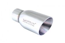 Megan Exhaust Muffler Universal Stainless Steel Chrome 3.5 Inch Tip 2.5 Inch