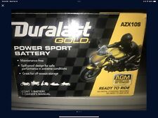 Duralast Gold Azx10s Motorcycle Powersports Agm Battery 120 Cca