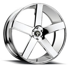 Dub S115 Baller 24x10 5x5.5 26mm Chrome Wheel Rim 24 Inch