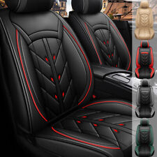 For Honda Accord Leather Front Rear Car Seat Covers 5-seats Protector Full Set