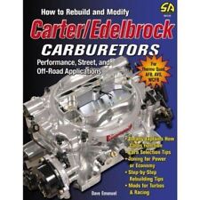 Rebuild Modify Carter Edelbrock Carburetors Thermo-quad Afb Avs Wcfb Book Manual