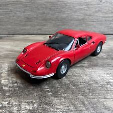 Anson Ferrari Dino 246 Gt Red 118 Scale Diecast Vehicle Car Toy