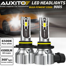Auxito 9005 Led High Beam Headlight Bulbs 45000lm 60w 6500k White Super Bright