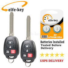 2 For 2012 2013 2014 Toyota Camry Smart Remote Key Fob 4 Button Hyq12bdm G Chip