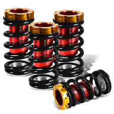 For Civicdc Red Scale Adjustable 1-4lowering Suspension Black Coilover Spring