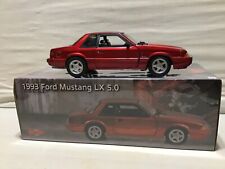 Mustang 1993 Lx 5.0 H.o. Electric Red Ford Fox Body Diecast 118 Gmp 19003