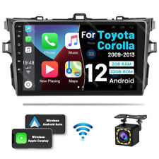 For Toyota Corolla 2009-2013 Carplay 32g Android 13 Car Stereo Radio Gps Navi Fm