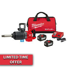 Milwaukee 2869-22hd M18 Fuel D-handle Extended Anvil Impact Wrench Kit 1 Drive